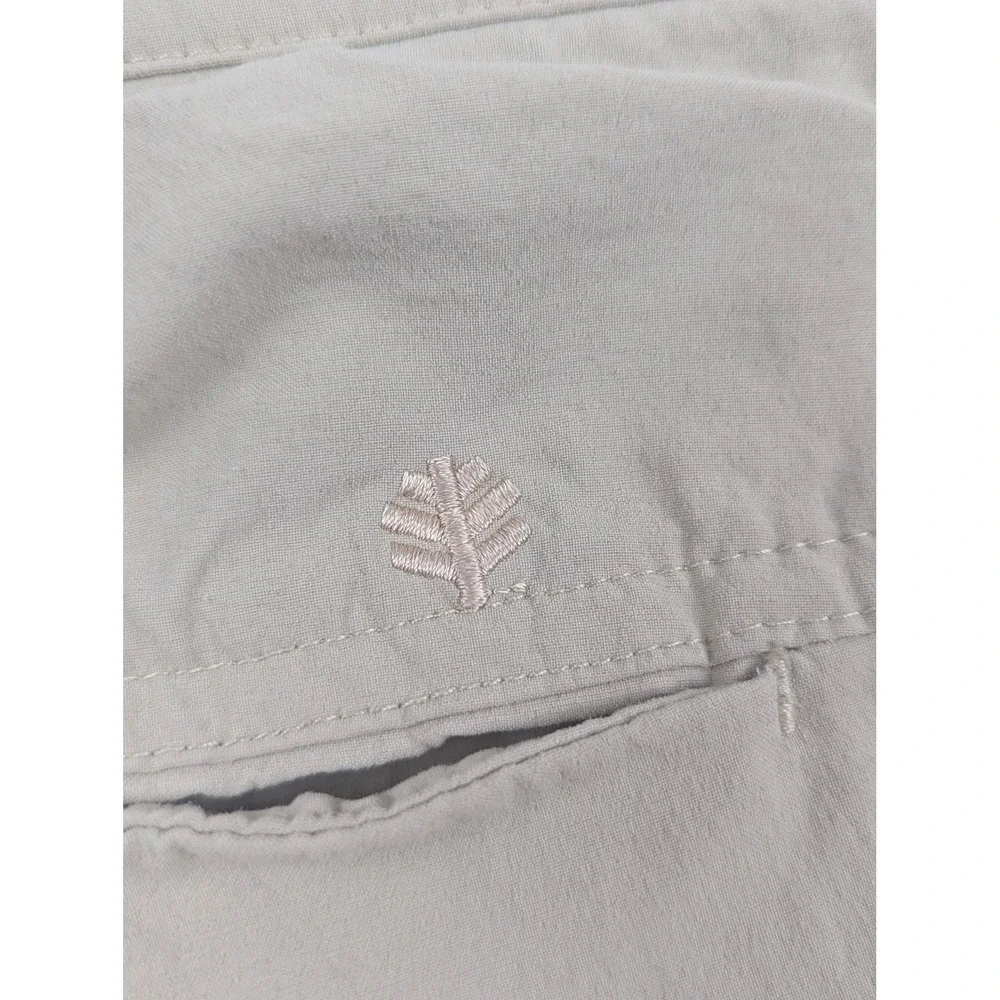 Coolibar Mens 38x32 Tan UPF 50+ Summer Casual Pants Stretch Nylon 01606
